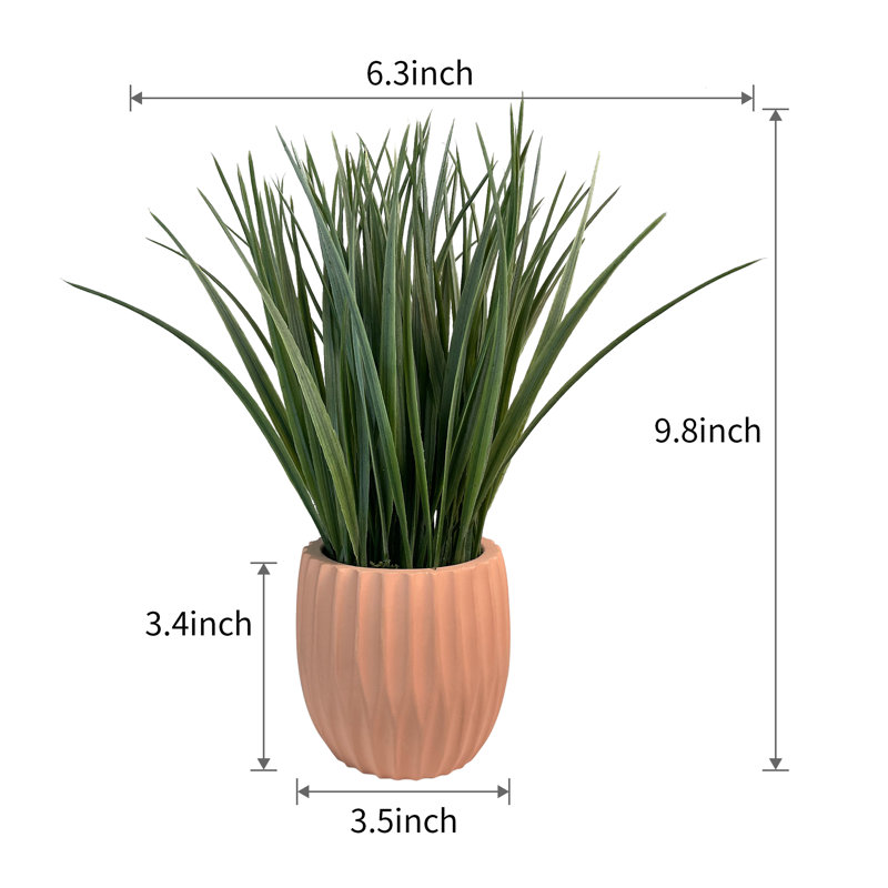 Plantes artificielles en pot
