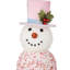 Ensemble de 2 ornements 14 po bonhomme de neige crème glacée