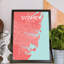 Sydney City Map - No Frame Print-1534394260