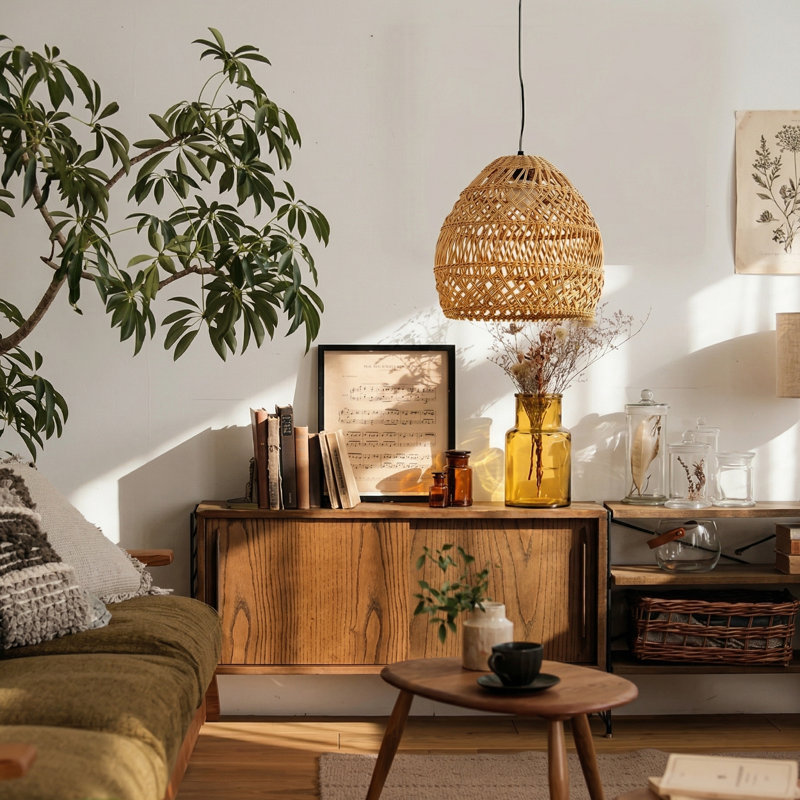 Lampe suspendue dôme 1 lumière