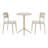 2-Person Outdoor Round Dining Set-1492615581