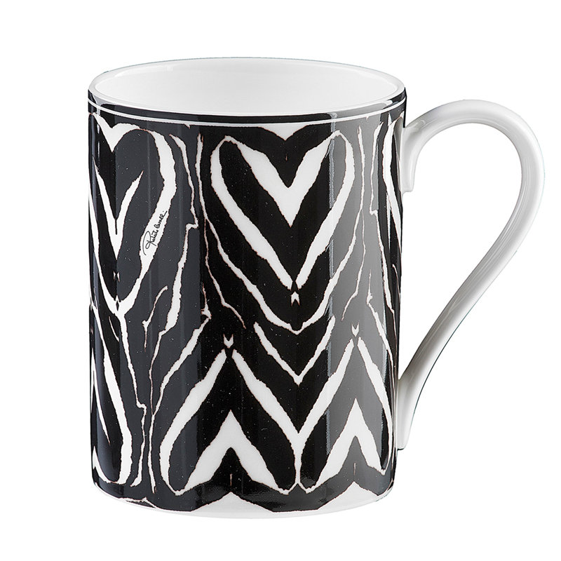 ZEBRA Bone China Coffee Mug