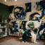 Décoration murale amovible Galaxy-293420578-293420572