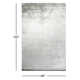 Adelia Hand Loomed Silk Gray Rug