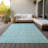 Washable Striped Indoor / Outdoor Rug-1146347565