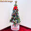 Arbre de Noël 5 pi avec lumières à DEL, 109 pendentifs, jupes, garde-corps, support, arbre de décoration d'intérieur, 5 pi, Delight