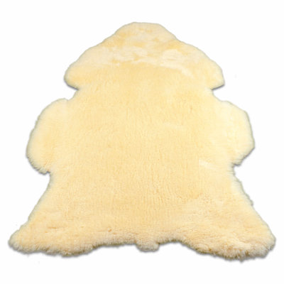 Solid Colour Sheepskin 60cm X 105cm Area Rug