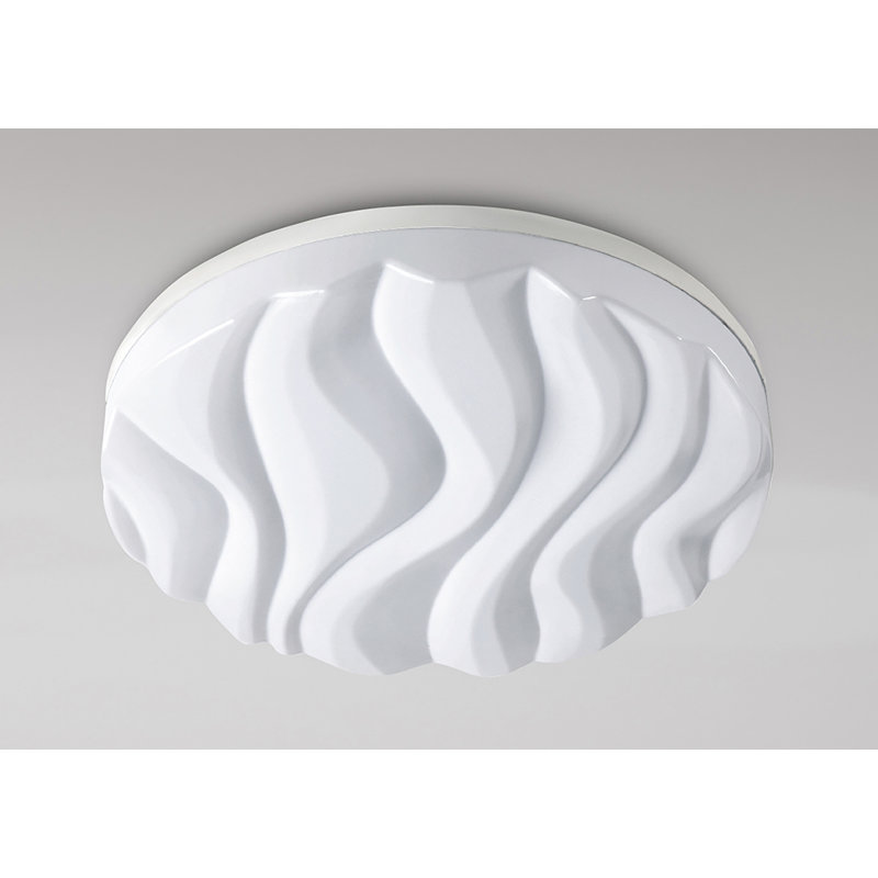 Jihane Acrylic LED Flush Mount, 60W