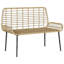Poly Rattan Outdoor Bench