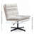 Teddy Fabric Adjustable Armless  360° Swivel Accent Office Chair-1819873669