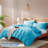 Polyester Floral Duvet Cover-1442895730