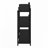 Metal Frame 3-Tier Console Table
