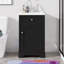 Meuble-lavabo de 20 po avec lavabo supérieur en céramique, armoire de salle de bain, support de rangement à deux niveaux et tablettes réglables-114292027