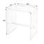 Table d'appoint rectangulaire en acrylique l 20 po Clinesha
