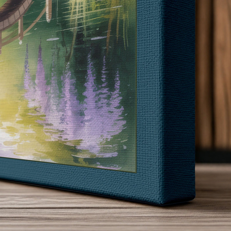 Print, 36x24 - 91.4 x 61.0 cm, Teal Border