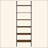 6-Shelf Modern Minimalist Open-Back Wall Bookshelf, Ample Storage For Books
