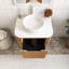 Meuble-lavabo flottant mural 24 po avec lavabo-805066449