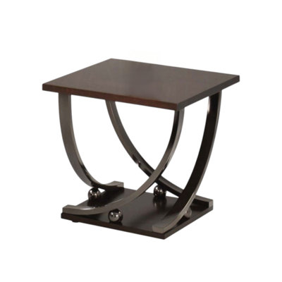 Akiel Floor Shelf End Table with Storage by Orren Ellis