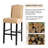 Bonded Leather High-Back Bar Stool With Studded-31246483