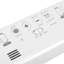 Réveil miroir DEL, deux ensembles rechargeables à commande vocale, numérique, pour chambre ou table de chevet, blanc-417573468