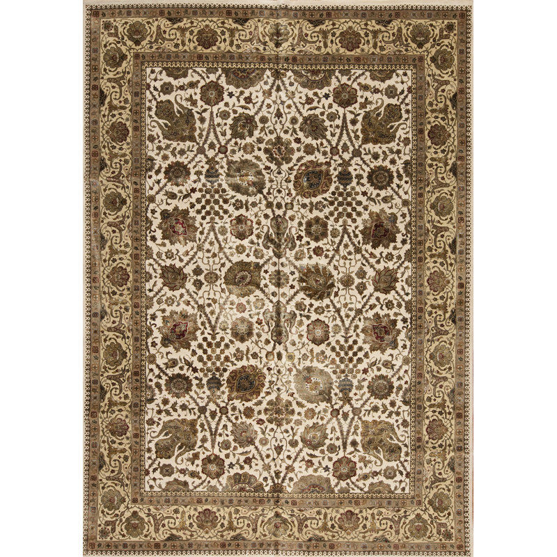 Extravagance II Hand Knotted Area Rug, Rectangle 10' x 14'1"