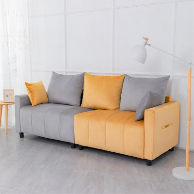 82" Velvet 2-Seater Sofa