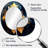 Gold Cubist Visions III - Modern Oval Wall Mirror-1733206412