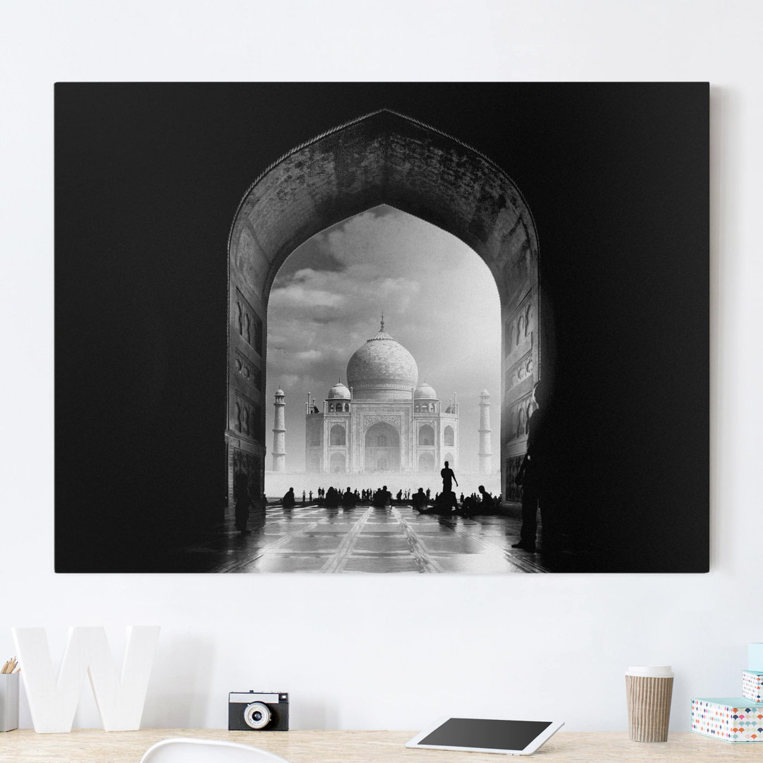 Leinwandbild Das Tor Zum Taj Mahal