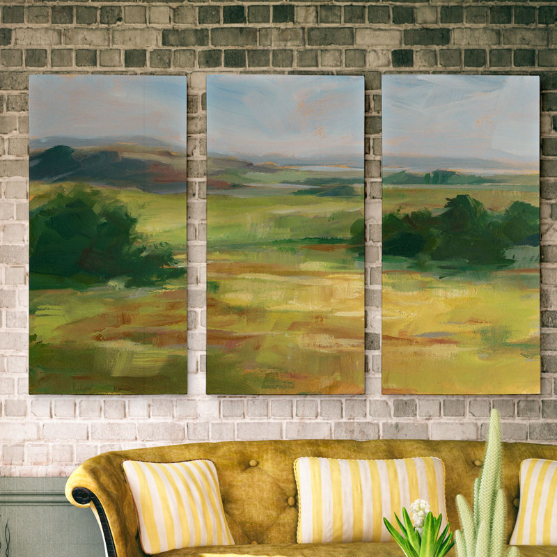 « green valley i », impression à multiples images sur toile, H 24 po x l 36 po x P 1,5 po