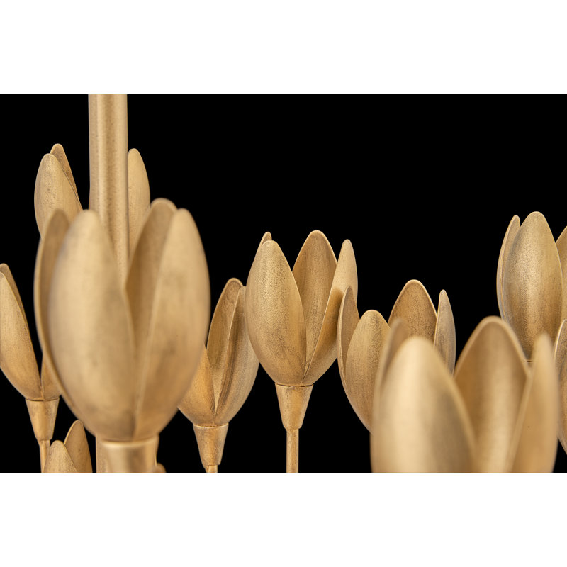 3 - Light Pendant, Burnished Gold