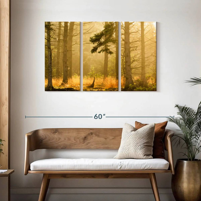Alvord Maine Pine Forest, 28" H x 45" W