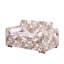 Canapé convertible à deux chambres avec dossier réglable, canapé 2 places, lit escamotable et 2 coussins décoratifs Soft Boucle-366997796