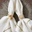 Shell Resin Napkin Rings, Set of 4
