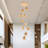 10 - Light Dimmable Tiered Chandelier