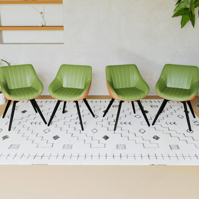 Ensemble polyvalent de chaises de salle à manger élégantes pour divers environnements