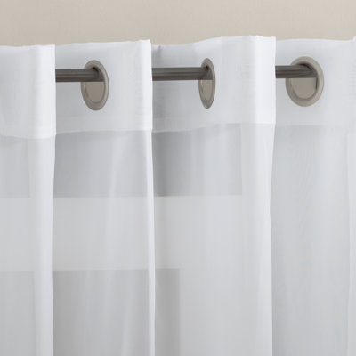 Panneau de rideau simple diaphane avec œillets - Basics by Wayfair ™