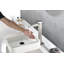 Robinet de lavabo de salle de bain à poignée simple avec tuyau d'alimentation en eau | Idée de cadeau