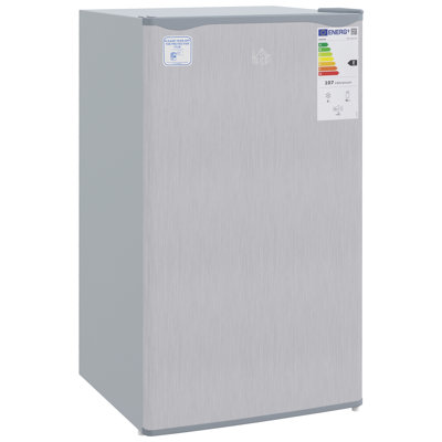 HOMCOM 91L Freestanding Under Counter Fridge with Chiller Box