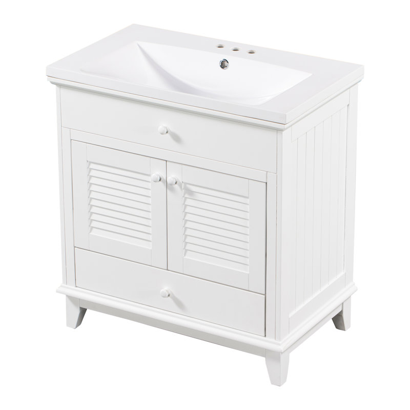 Meuble-lavabo moderne avec lavabo et tiroirs Modern