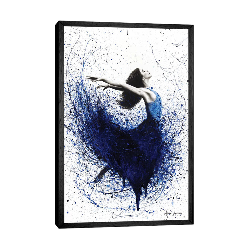 Deep Sea Dancer by Ashvin Harrison - Print on Canvas, 152.5 cm H x 101.5 cm W, Black Framed