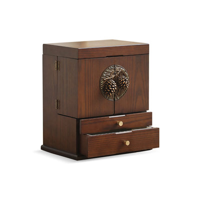 Makeup Organizer For Vanity,Countertop Organizer With Drawers，mirror，drawers