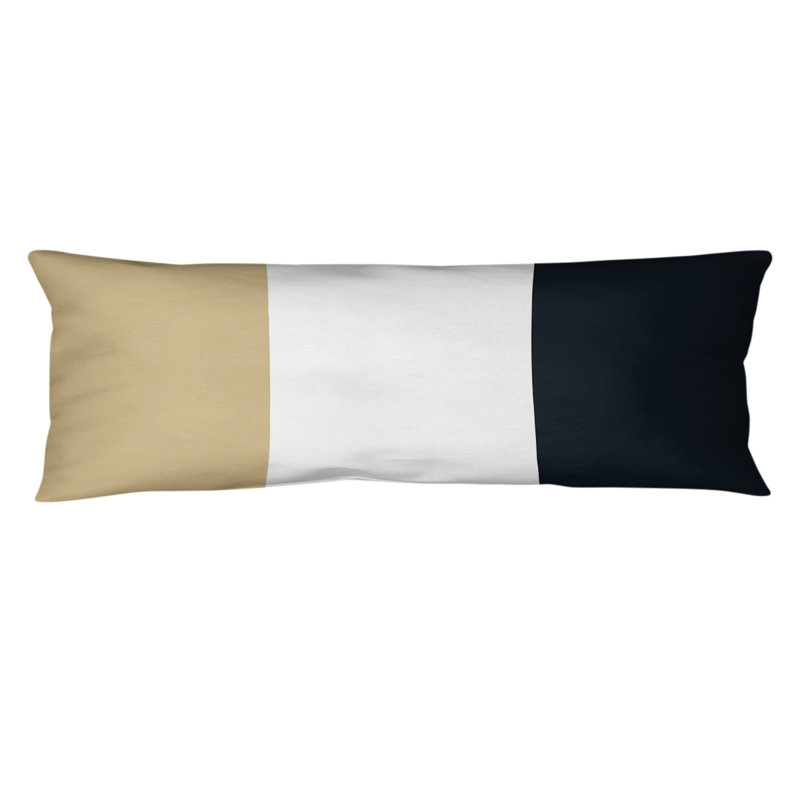 Polyester Medium Pillow, Miami Football, Gold/White/Black