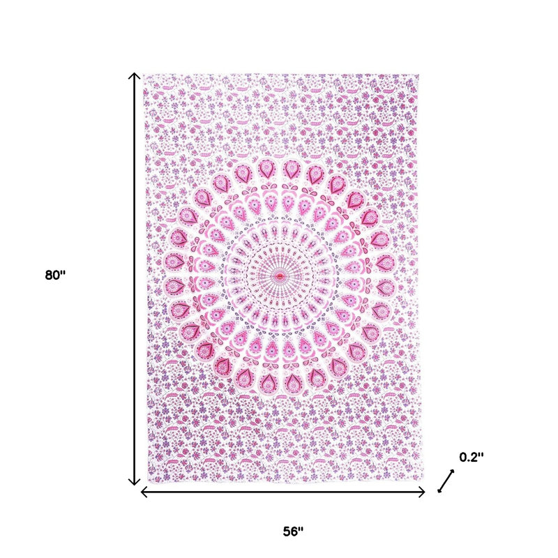 Tapisserie 80 po x 56 po Mandala