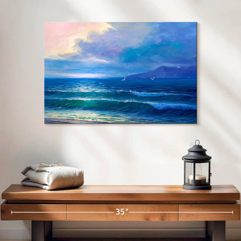 Gillard Sunrise Ocean, H 16 po x l 24 po