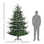 Pied de sapin de Noël artificiel, arbre de Noël à charnière en pin avec 1218 branches réalistes-330984757