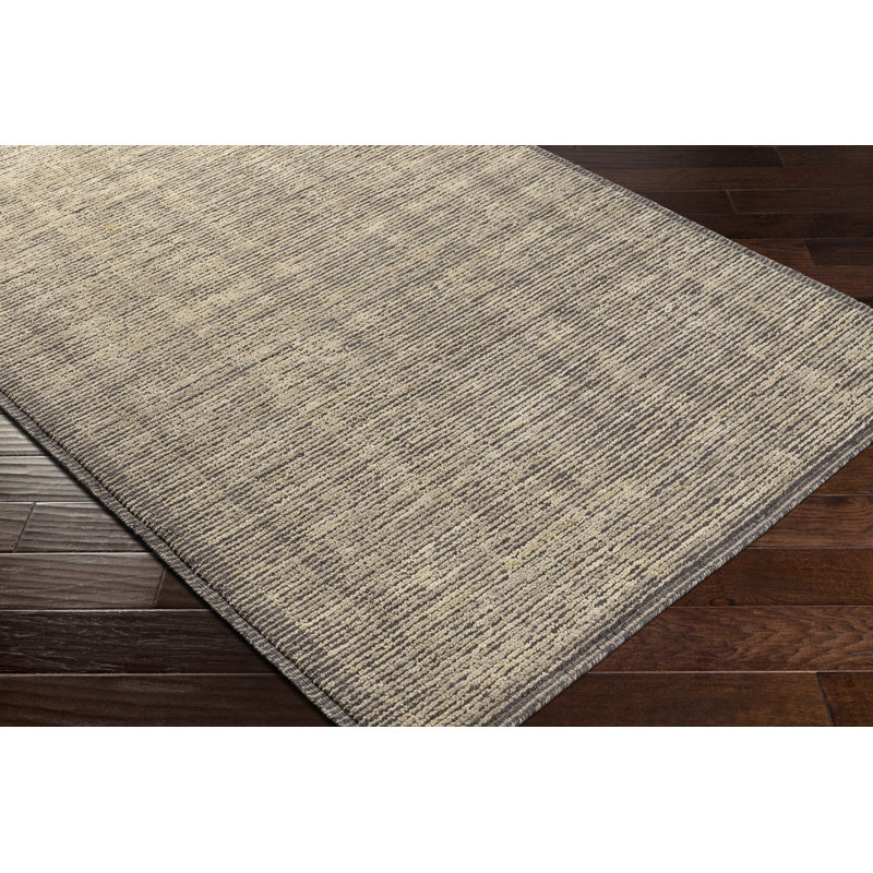 Viera Wool Area Rug, Rectangle 8' x 10', Tan