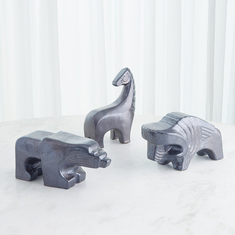 Les Animaux-Bison, Matte Antique Bronze