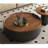 Italian minimalist round coffee table set
