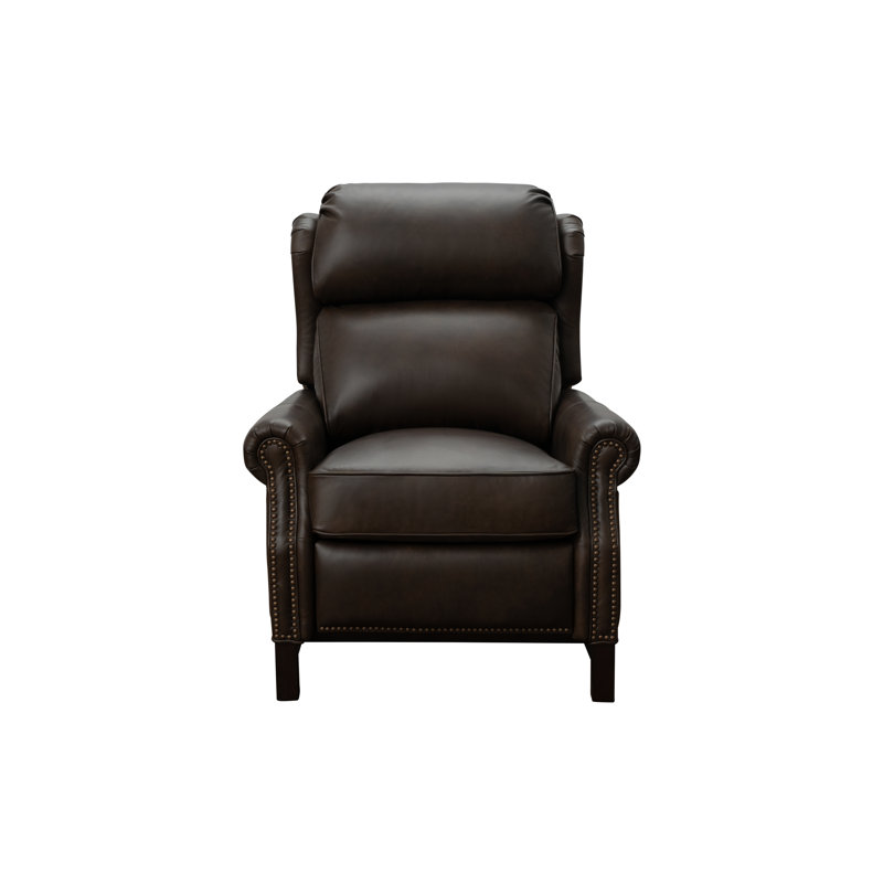 Hofstra Recliner, Ashford Walnut Split Grain Leather