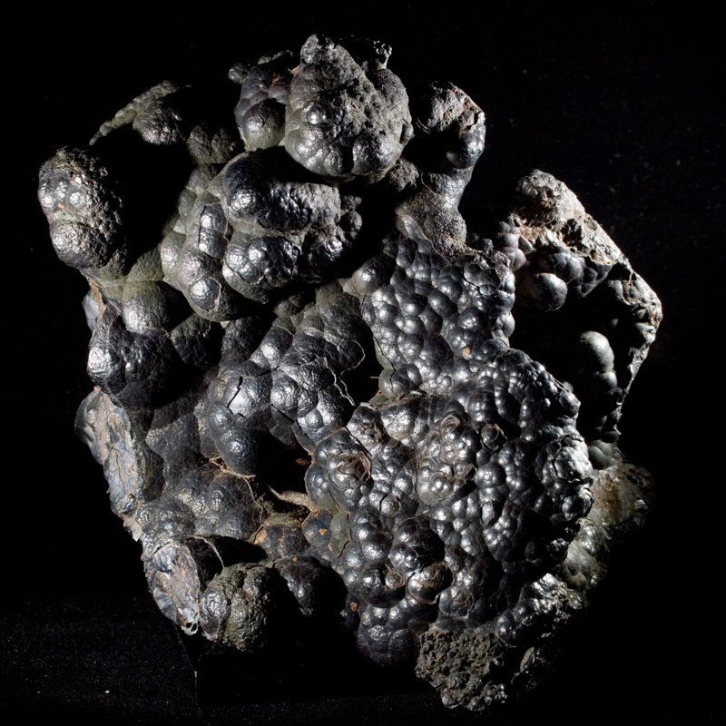 Hématite noir brillant